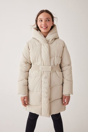 Buy Baker by Ted Baker Shower Resistant Wrap Hood Belted Padded Coat from Next Bahrain
