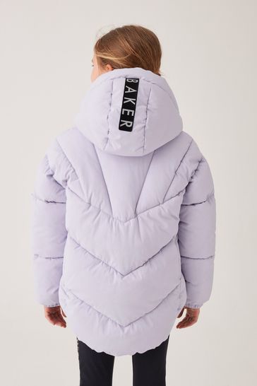 Buy Baker by Ted Baker Lilac Purple Shower Resistant Short Padded Coat from Next Egypt