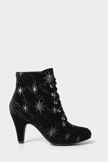 Buy Joe Browns Black Night Star Velvet Boots from Next Ireland