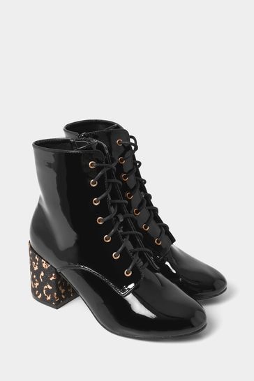Buy Joe Browns Black Wonderful Patent Ankle Boots from Next Luxembourg
