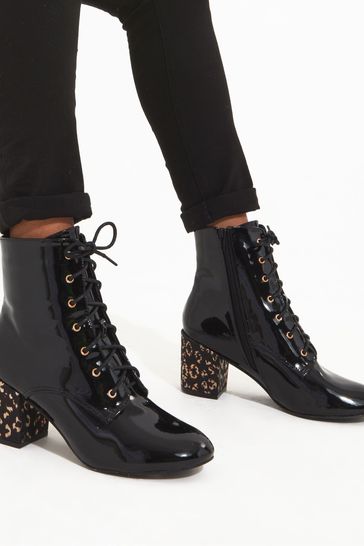 Buy Joe Browns Wonderful Patent Ankle Boots from the Laura Ashley