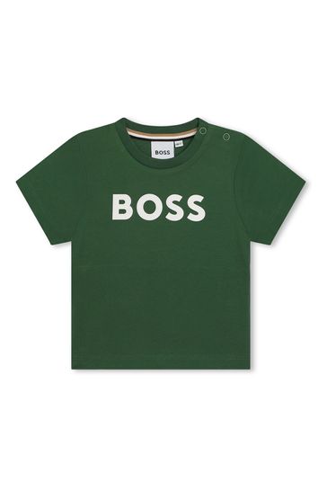 BOSS Green Short Sleeved Logo T-Shirt
