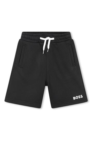 BOSS Black Logo Jersey Shorts