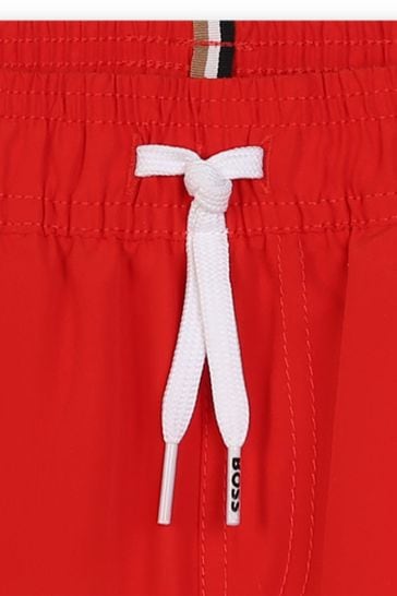 Red boss deals swim shorts