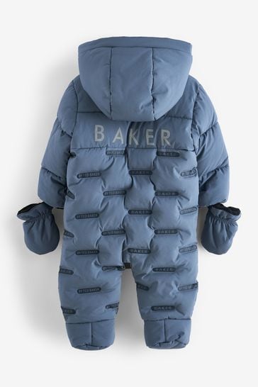 Buy Baker by Ted Baker Blue Shower Resistant Snowsuit from Next Bahrain