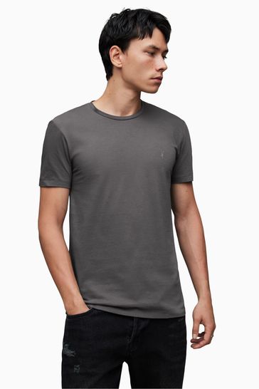 AllSaints Light Grey Tonic Crew T-Shirt