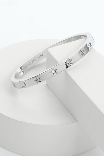 kate spade new york Silver  Tone Star Hinged Bangle