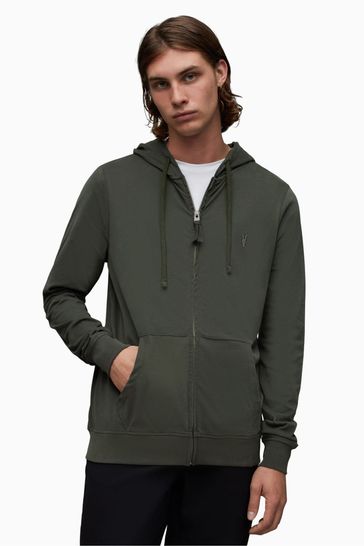 AllSaints Green Brace Hoodie