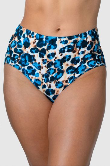 Miss Mary of Sweden Blue Jungle Summer Bikini Bottoms