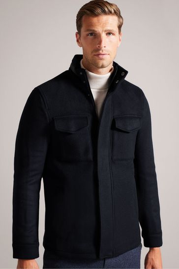 Ted Baker Blue Funnel Neck Field Jacket