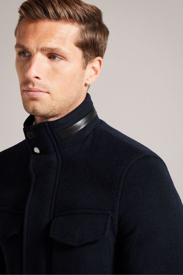 Ted baker mowntan clearance quilted funnel neck jacket