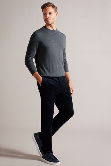 Ted Baker Grey Carnby Core Crew Neck Jumper