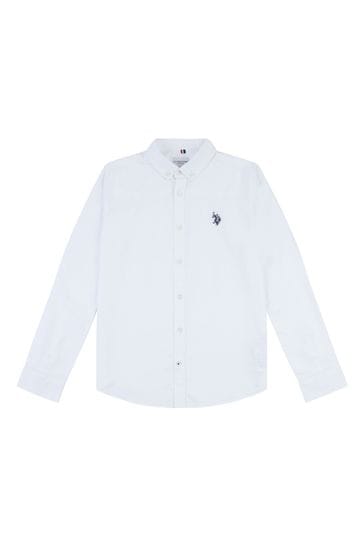 Buy U.S. Polo Assn. Peached Boys Oxford Shirt from Next Bahrain