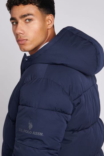 Mens polo 2025 bubble coat