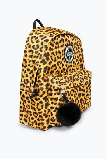 Hype. Leopard  Pom Pom Backpack