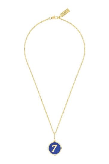 Celeste Starre Gold Tone I Am Lucky Necklace