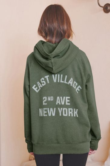 Khaki Washed Hoodie