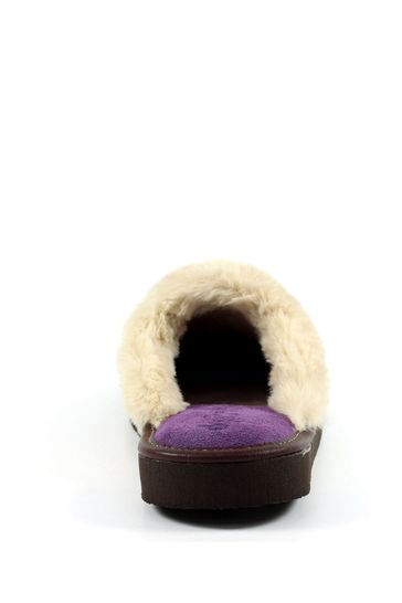 Buy Lazy Dogz Otto Purple Suede Slippers from Next Singapore