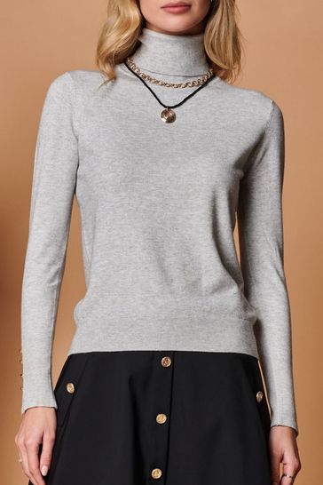 Grey best sale fitted jumper