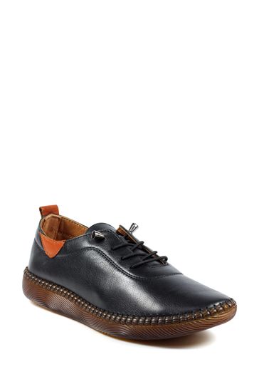 Buy Lunar St Vincent Plimsoll Black Trainers from Next Luxembourg