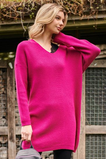 Pink tunic best sale jumper