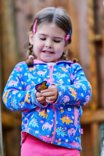 Sudadera rosa con capucha reversible con estampado floral de JoJo Maman Bébé