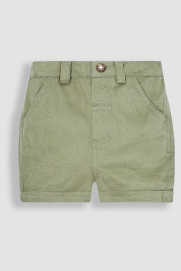 JoJo Maman Bébé Khaki Green Twill Chino Shorts