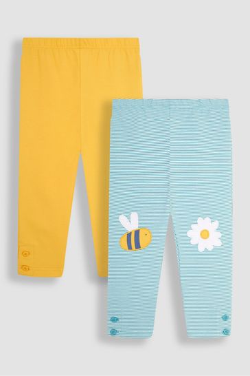 Blue and yellow leggings on sale