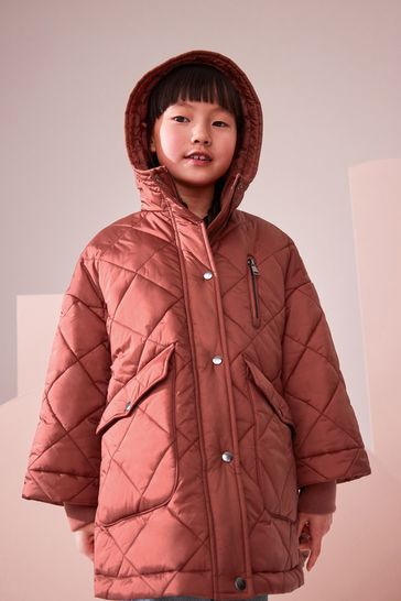 Next rust padded coat cheap