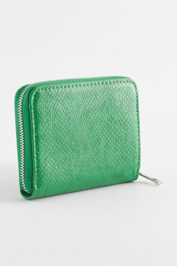 Green Snake Print Purse