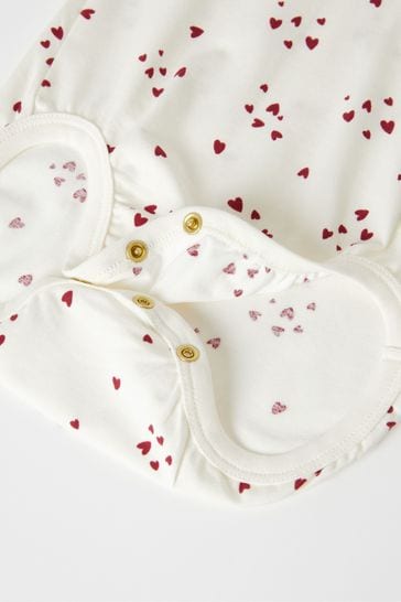 Polka dot baby grow 2025