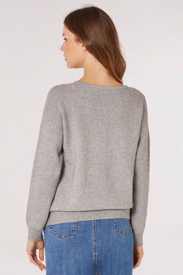 Buy Apricot Grey Graduating Batwing Jumper from Next Austria