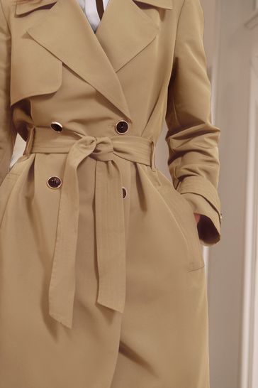 Lipsy belted mac outlet