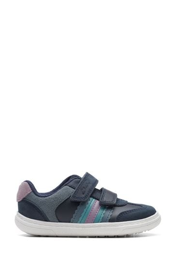 Buy Clarks Blue Leather Flash Band T Bar Shoes from Next Netherlands