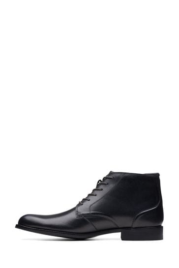 Clarks arlo sale boot black leather