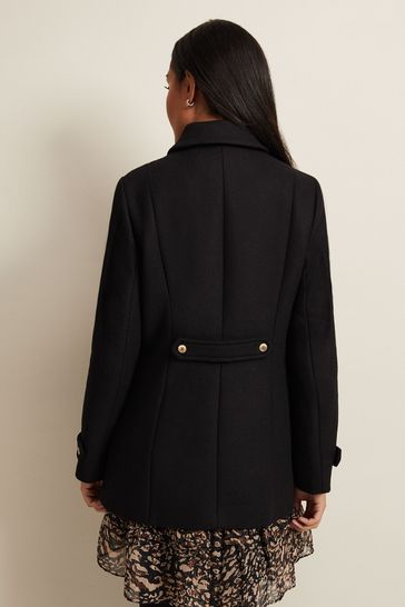 Petite wool shop peacoat