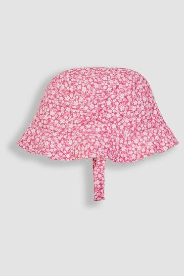 JoJo Maman Bébé Fuschia Pink Pretty Sun Hat