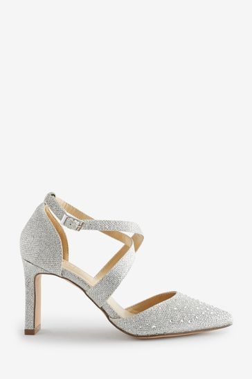 Lotus Silver Occasion Shoes