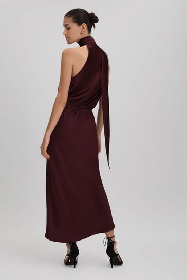Reiss wrap front midi outlet dress
