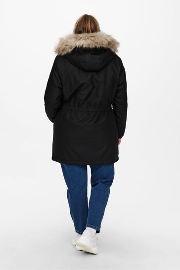 Black parka coat 2025