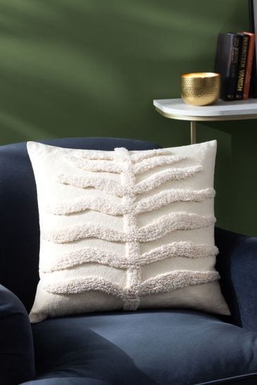 Furn Natural Dakota Tufted Feather Filled Cushion