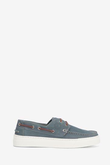 Buy Barbour Slate Grey Bosun Boat Shoes from Next Netherlands
