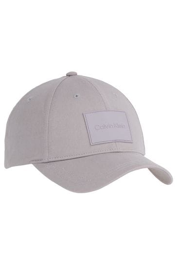 Buy Calvin Klein Grey Tonal Patch Cap from Next USA