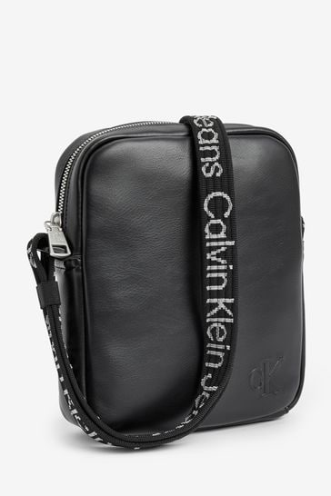 Calvin Klein Jeans Black Ultra Reporter Bag