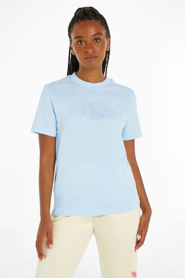 Calvin Klein Jeans Blue Sequin T-Shirt