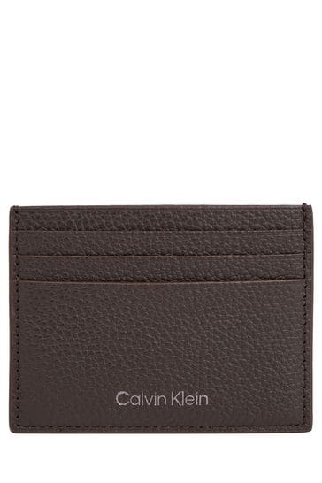 Calvin Klein Brown Warmth Card Holder