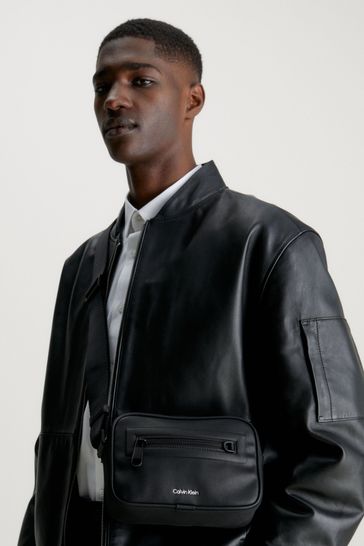 Calvin Klein Black Elevated Camera Bag