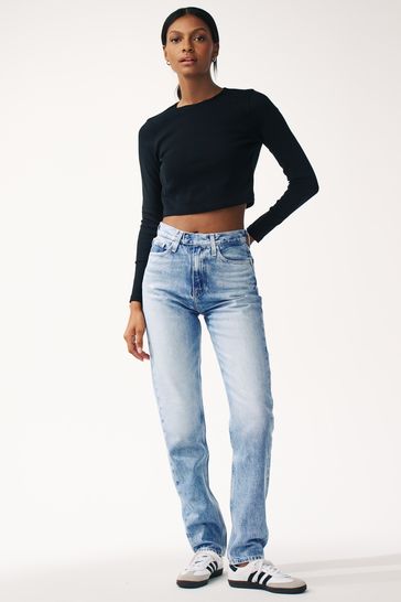 Buy Calvin Klein Jeans Blue Authentic Slim 100 Cotton Jeans from Next Bahrain