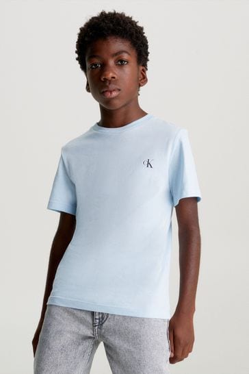 Buy Calvin Klein Jeans Blue Monogram T Shirt 2 Pack from the Laura