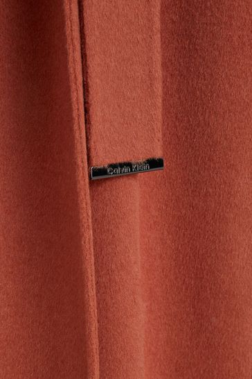 Calvin klein new arrivals wool wrap coat